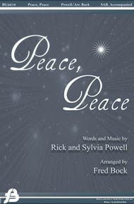 Peace, Peace SATB choral sheet music cover Thumbnail